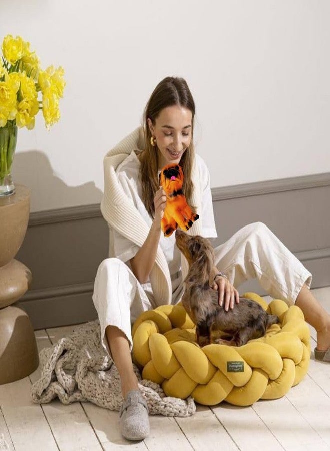 KittuPetSmall Medium Dog Chew Toy Non-Toxic Silicone Squeaky Toy for Pugs Interactive Fun Pet Supplies Size M - Image 5